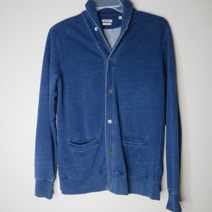 OOBE BRAND‎ True Indigo Dye Button front cardigan jacket